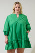 Velma Ruffle Shift Dress Curve