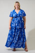 Lilith Floral Amabel Tiered Maxi Dress Curve