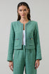 Levana Houndstooth Audrey Tweed Blazer
