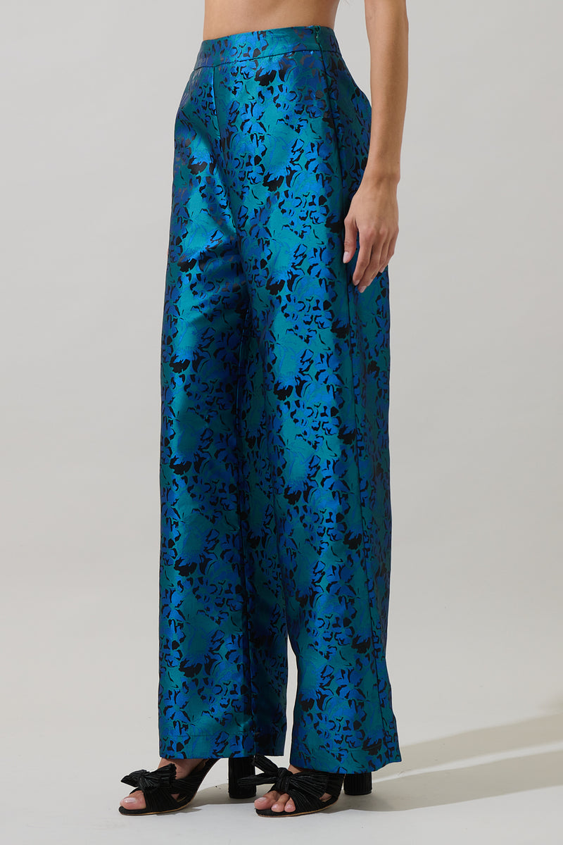 Farrah Jacquard Hestia Wide Leg Pants – Sugarlips