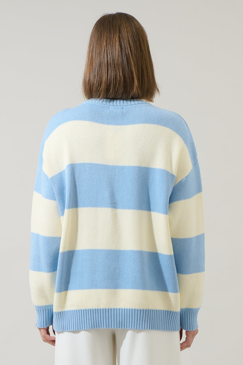 Golf Birdie Stripe Sweater – Sugarlips