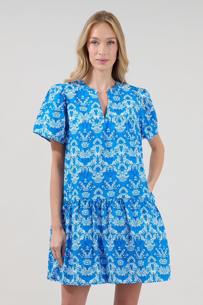 Mariela Shift Mini Dress Floral – Sugarlips