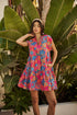 Ranchero Floral Janelly Poplin Tiered Mini Dress