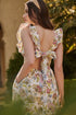 Pany Floral Mawar Ruffle Maxi Dress