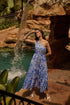 Marny Floral Elya One Shoulder Maxi Dress