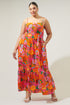 Idalia Tie Back Maxi Dress Curve