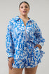 Nala Regie Boyfriend Button Down Cotton Voile Shirt Curve