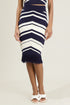 Lydia Striped Midi Skirt