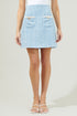 Fairy Floss Tweed Mini Skirt