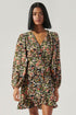 Malta Wildflower Mini Wrap Dress