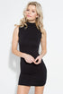 Seamless Mock Neck Dress