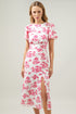 Ainsley Meadow Toile Bloom Midi Dress