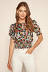 Nani Floral Eclipse Smocked Top