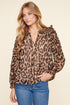 Leopard Belljar Balloon Sleeve Blouse