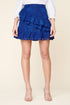 Zola Floral Burnout Ruffle Skirt