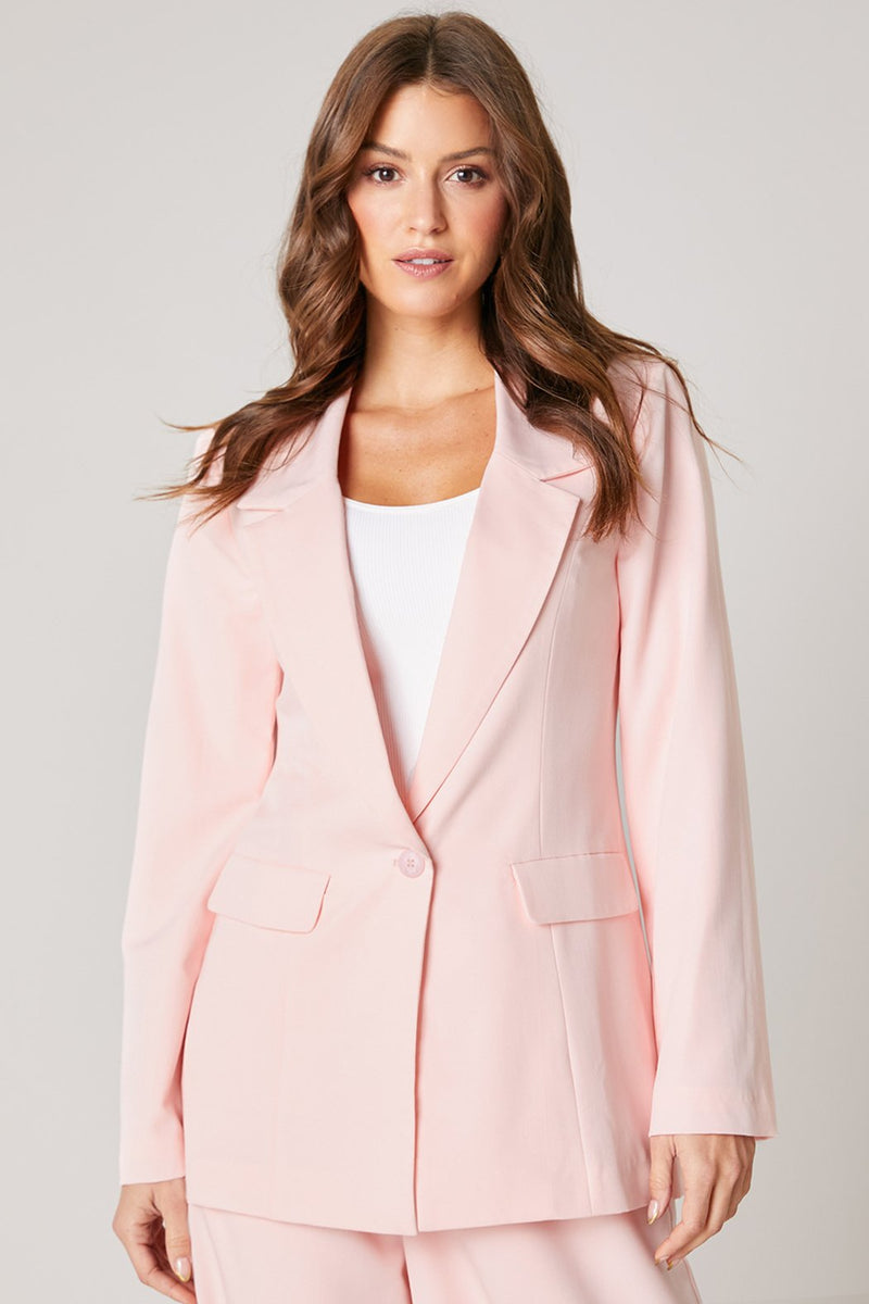 Power Moves Pink Velvet Plus Size Blazer – Haute2Wear