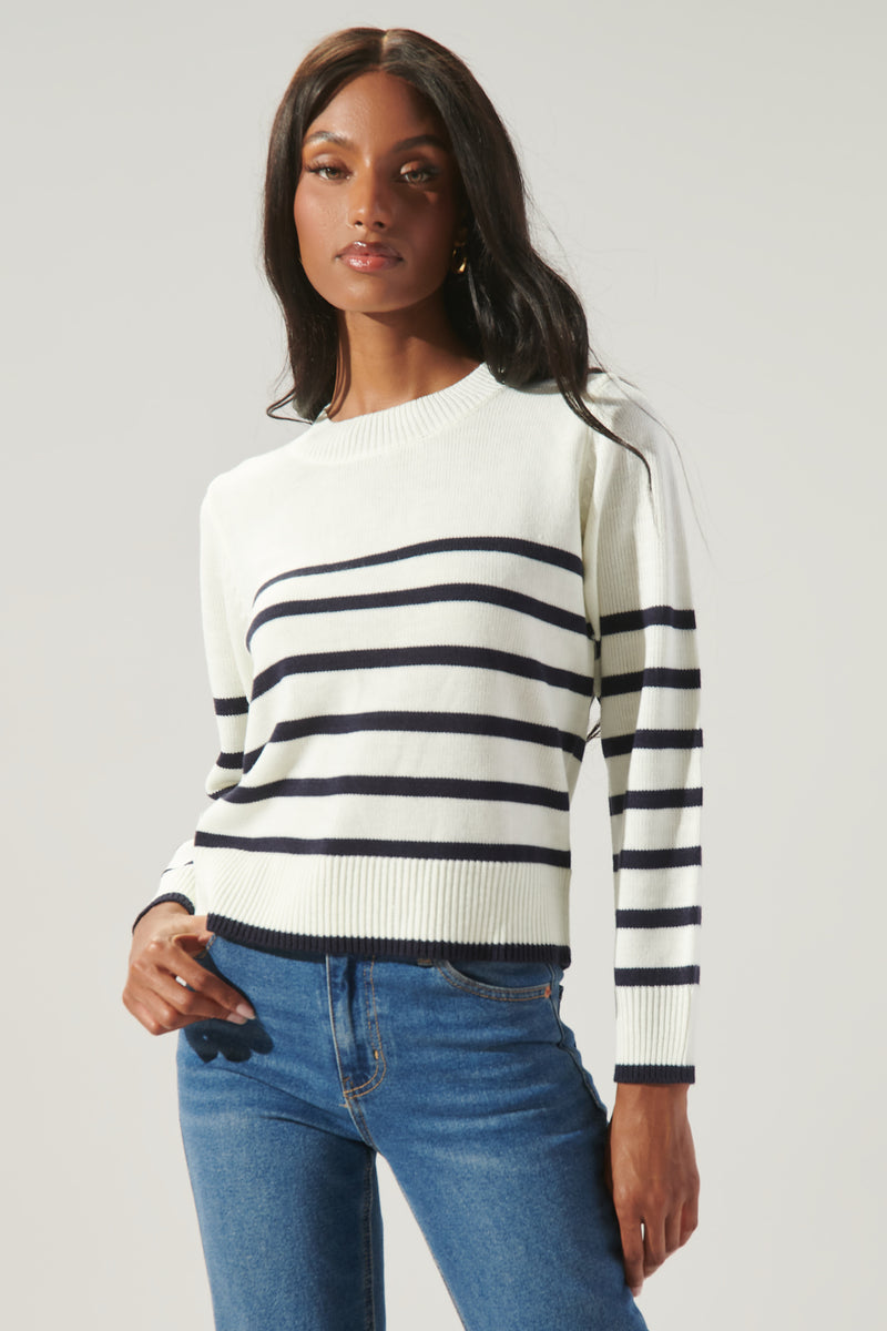 Sugar and authentic stripes Ariel crop