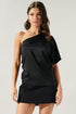 Chateau One Shoulder Drape Sleeve Top