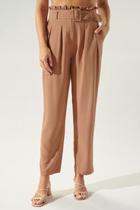 Riley Paper Bag Tapered Trousers