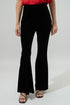 Pauline Velvet High Waist Bell Bottom Pants