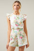 Sommerset Eyelet Daniela Trapeze Ruffle Top
