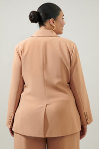 Chelsea Fitted Notch Lapel Blazer Curve