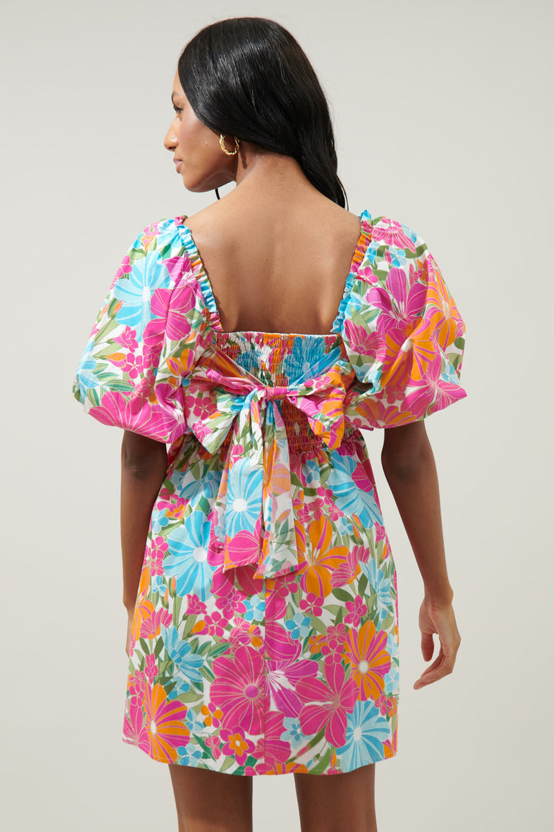 Suki Twist Babydoll Mini Dress