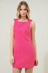 Chelsea Boat Neck Mini Shift Dress