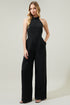 After Hours Backless Halter Jumpsuit