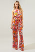 Waverly Floral Lighthearted Trapeze Jumpsuit