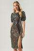 Night Fever Sequin Midi Dress