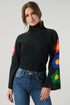 Honey Go Go Wide Sleeve Turtleneck Sweater
