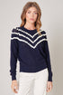 Denise Raglan Sleeve Pom Pom Sweater