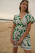 Kasina Button Down Mini Dress Renza Floral