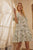 Francine Toile Jeanne Bubble Sleeve Babydoll Dress