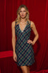 Annora Sleeveless Mini Dress Plaid