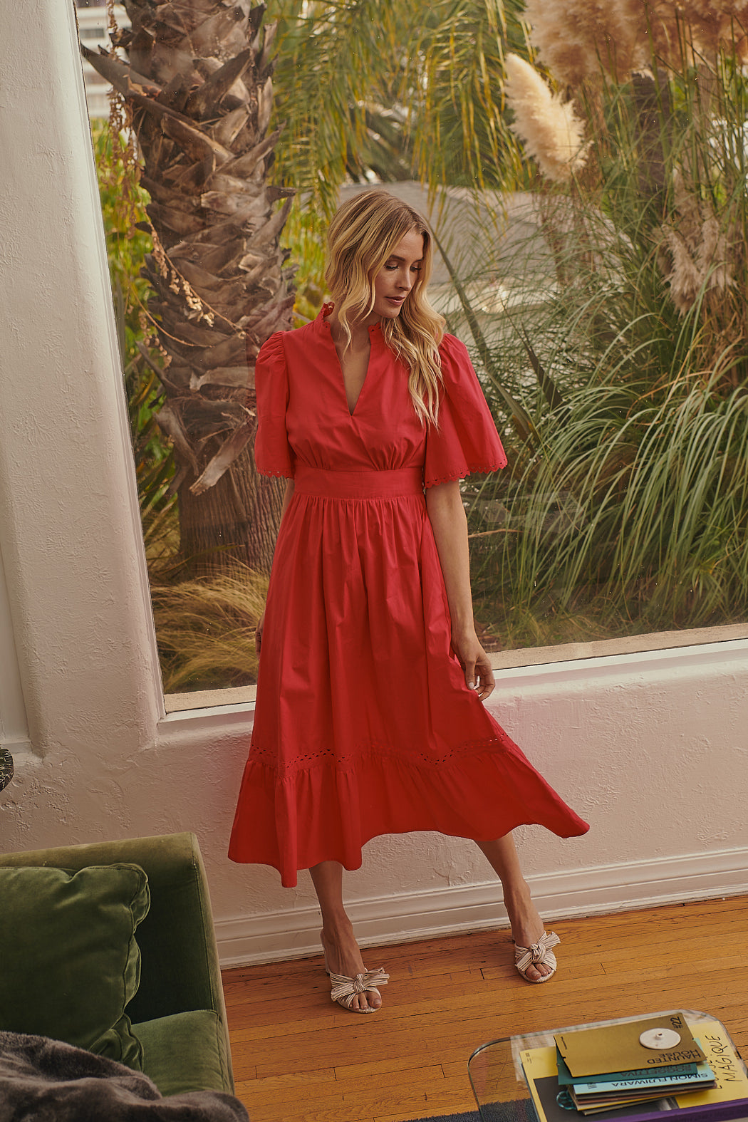 Camden Poplin Midi Dress Camden Poplin Midi Dress