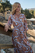 Siany Floral Ameni Button Down Midi Dress
