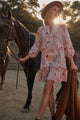 Hendry Floral Velma Ruffle Shift Dress