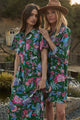 Elara Floral Marisy Collared Maxi Dress