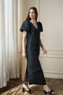 Kendra Bubble Sleeve Maxi Dress