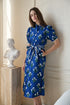 Gianny Button Down Midi Dress Floral