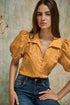Zarai Button Down Top Narobi Floral