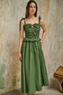 Neve Ruffle Smock Maxi Dress