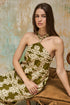 Amory Halter Neck Midi Dress Abstract