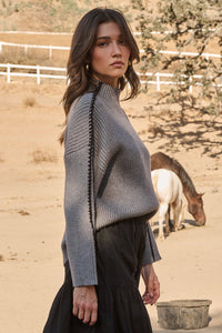 Cole Whipstitch Turtle Neck Sweater