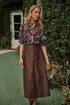 Elysia Pleated Blouse Paisley