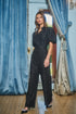 Arielle Jacquard Split Neck Top