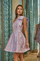 Mandy Jacquard Ivine Bow Mini Dress