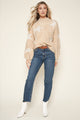 Starry Eyed Eyelash Oatmeal Sweater